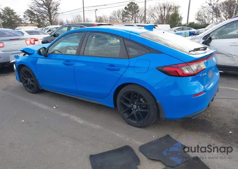 2022 Honda Civic Sport из США, поврежденный, VIN 19XFL2H89NE021452